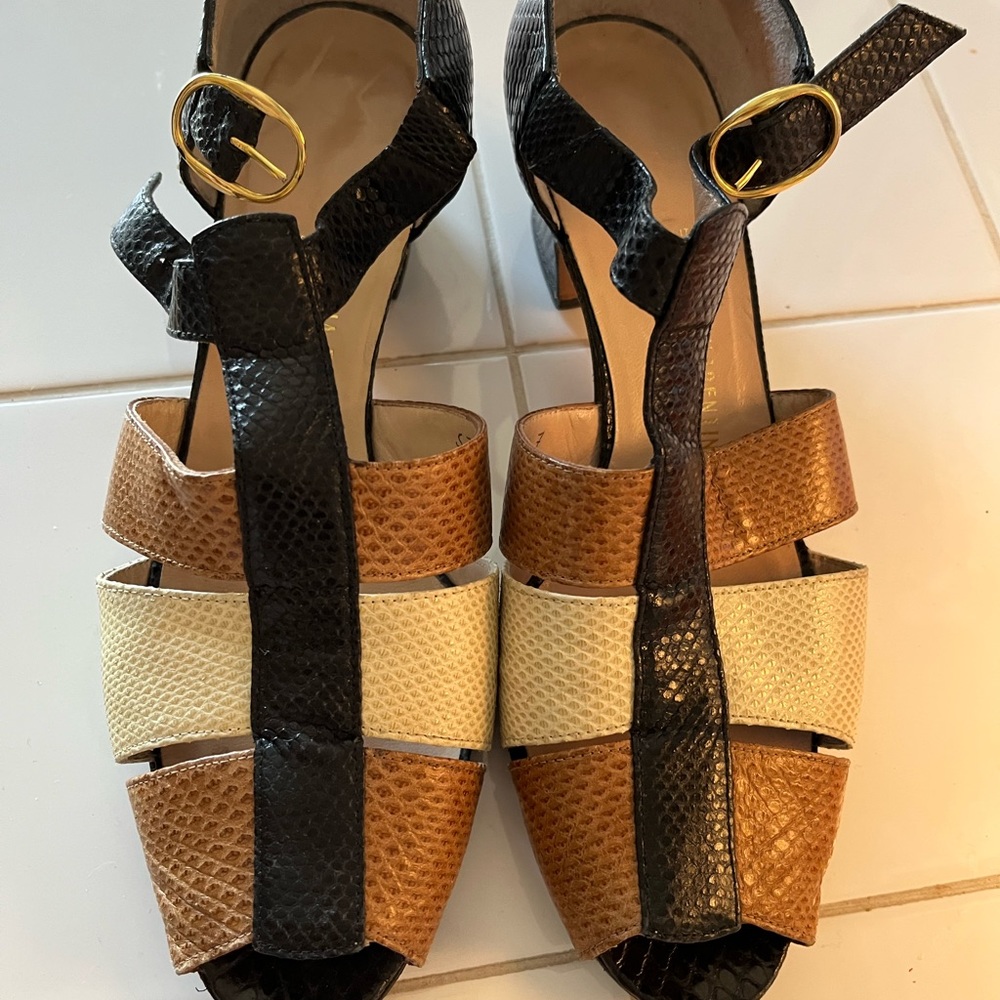Fabulous skin(?) shoes from Wilkes Bashford